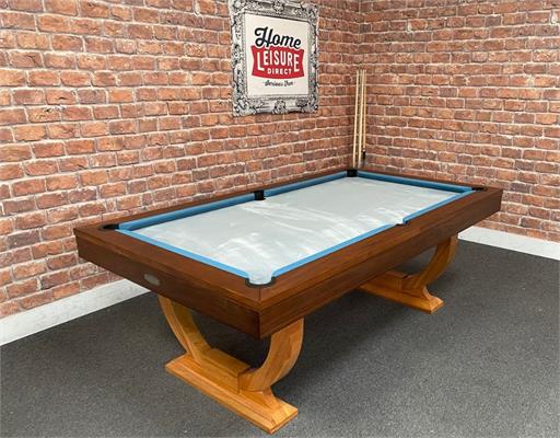 Signature Huntsman Oak and Walnut Pool Dining Table - 7ft: Warehouse Clearance